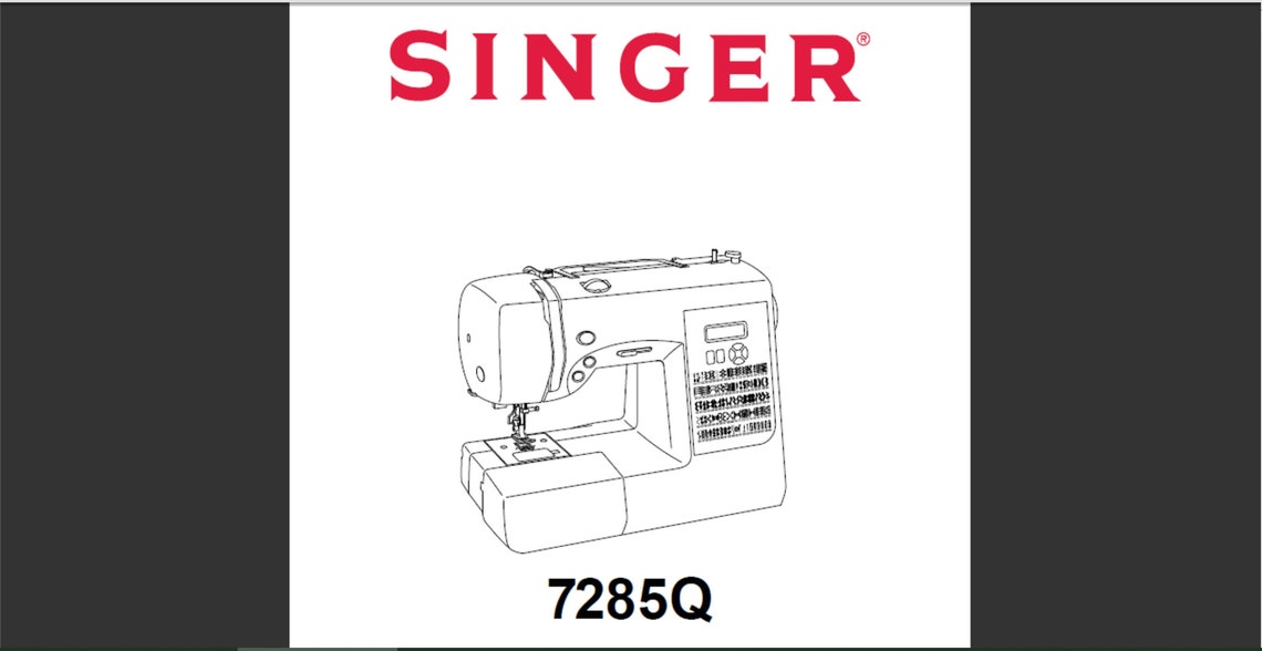 Singer 7285Q sewing machine owner