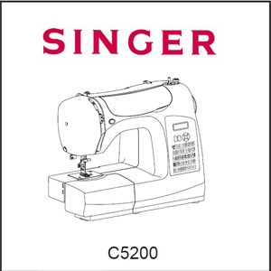 SINGER C5200 Sewing Machine owner's manual. | Etsy