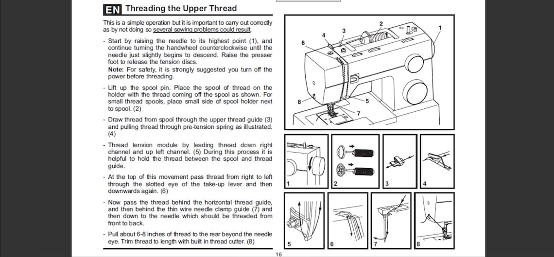 Singer 4411 instruction manual Etsy