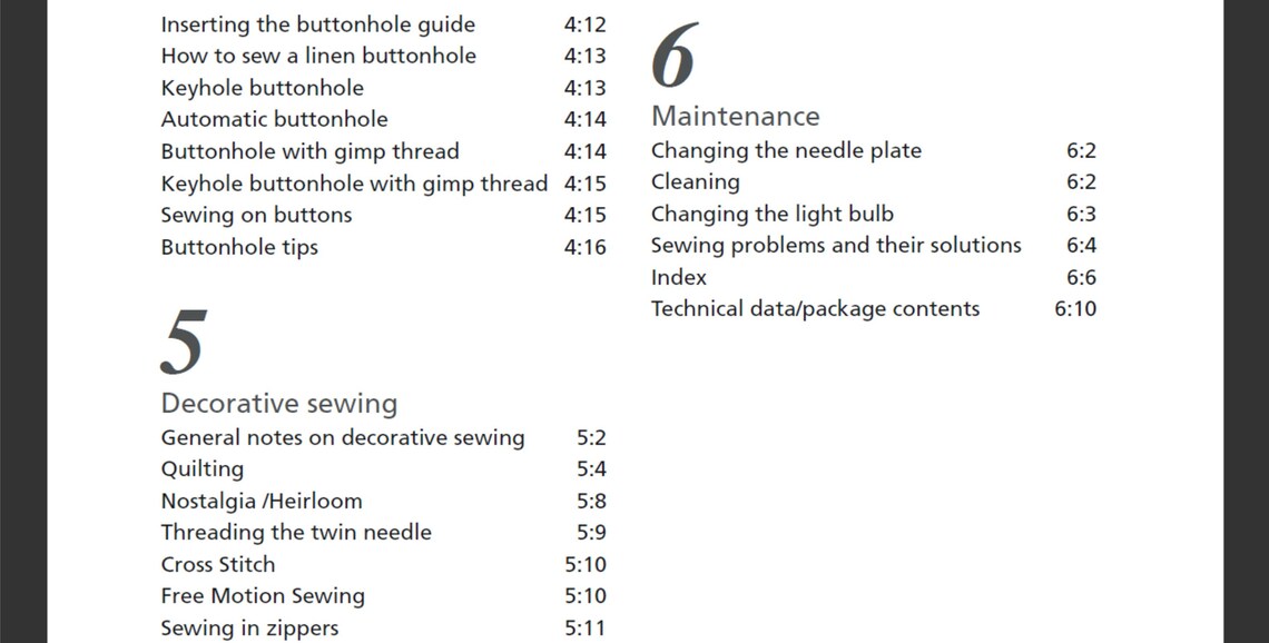 Pfaff Creative 2124 sewing machine owner's manual | Etsy
