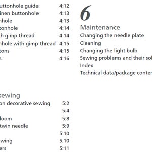 Pfaff Creative 2124 sewing machine owner's manual | Etsy