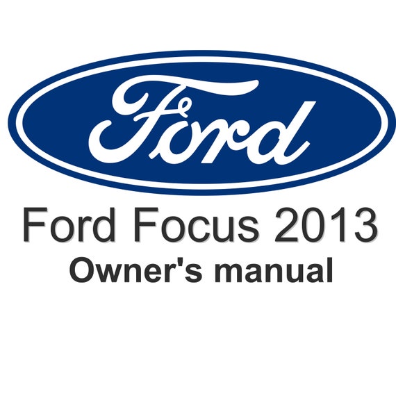 2013 ford focus repair manual pdf