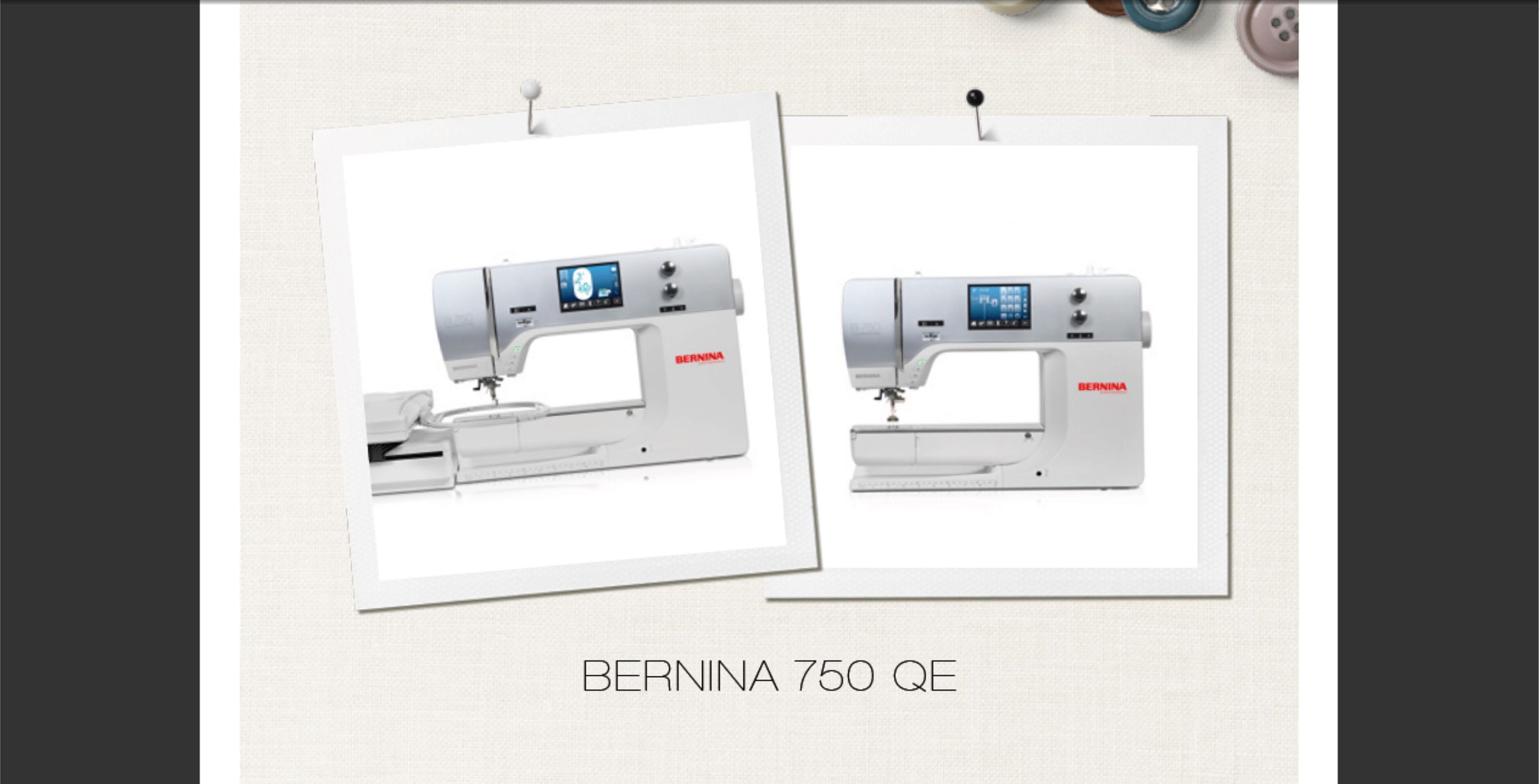 Bernina 750 Qe for sale Only 4 left at 65