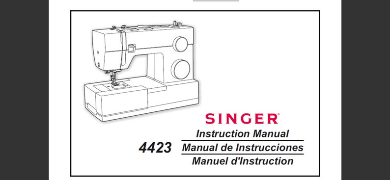Singer 4423 instruction manual | Etsy