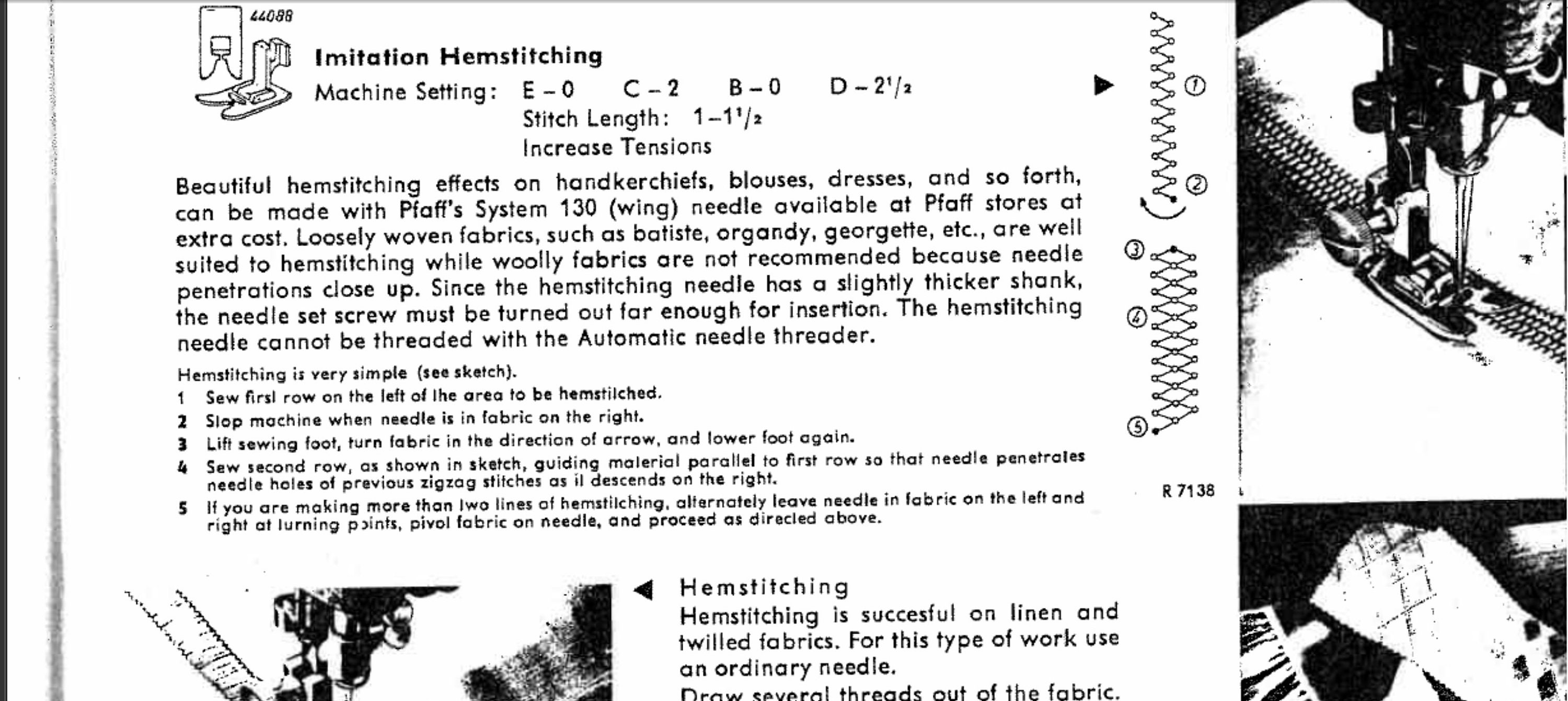 Pfaff automatic 332 260 Instruction manual | Etsy