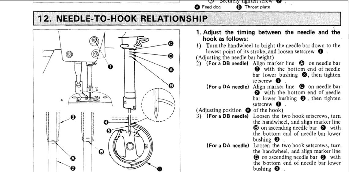Juki DDL-5550 & Juki DDL-5530 sewing machine owner's | Etsy