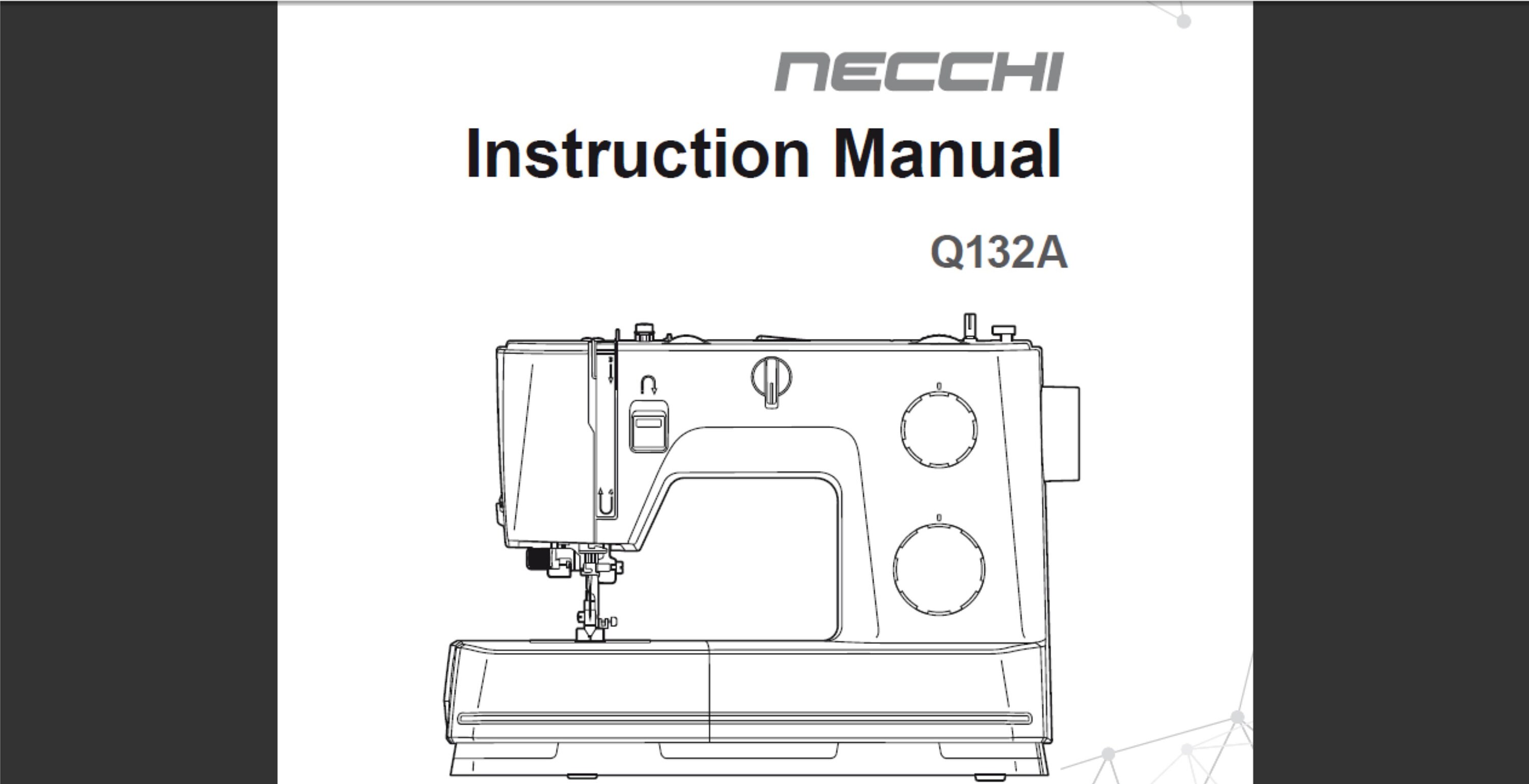 Necchi Q132A sewing machine owner's manual Etsy