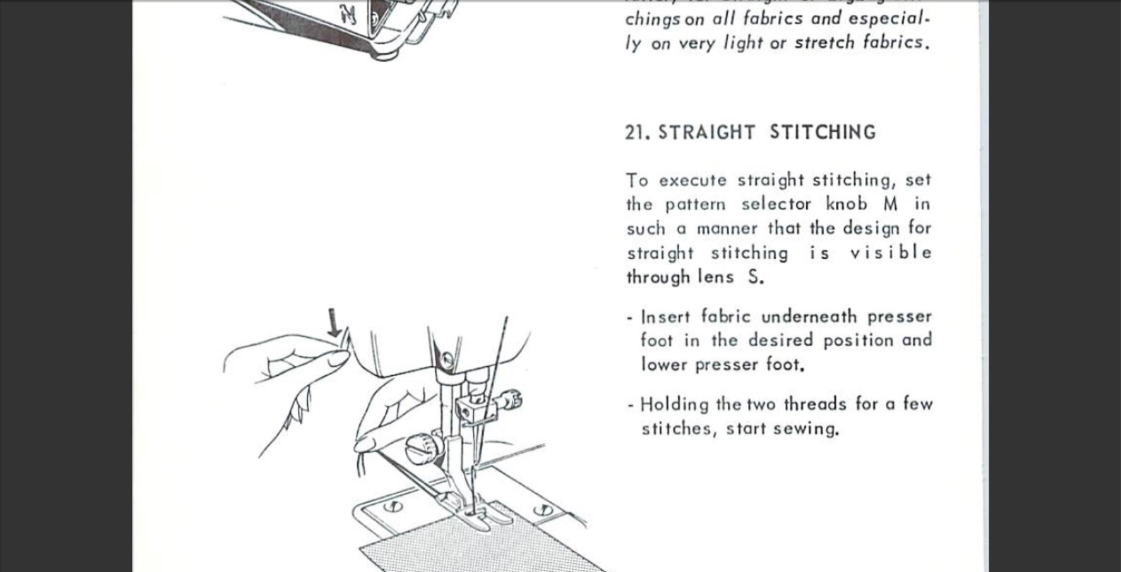 Necchi Lydia 544 sewing machine owner's manual Etsy