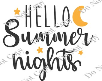 Download Summer Nights Svg Etsy