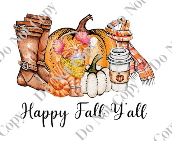 Happy Fall Yall Digital Download | Etsy