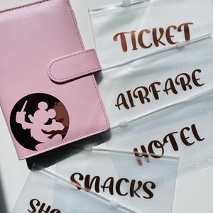 Disney Budget Binder Theme Park Disneyland Disneyworld Mickey Sinking Funds A6 Savings Funds