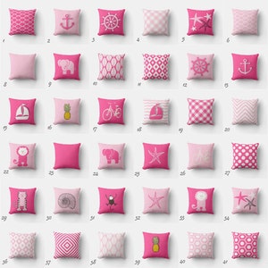 Babyroze sierkussen: mix & match kussenhoes voor binnen en buiten