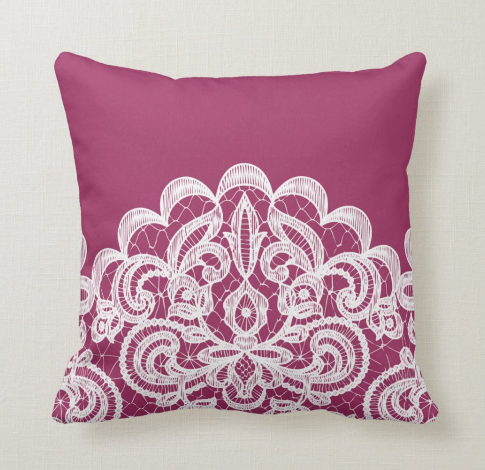 Burgundy Throw Pillow Mix and Match Indoor Outdoor Cushion Etsy