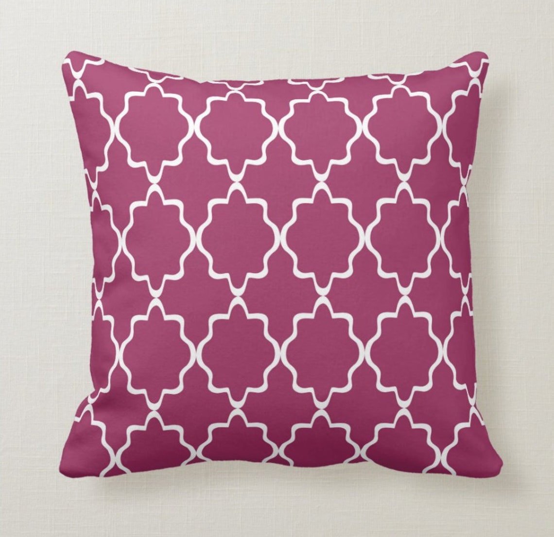 Burgundy Throw Pillow Mix and Match Indoor Outdoor Cushion Etsy