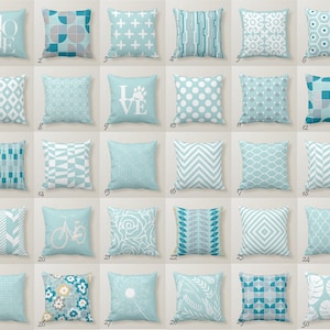 Teal Grün Mint Dekokissen Mix and Match Indoor Outdoor Kissen Moderne Bettwäsche Türkis Grün Hexagon Pastellfarben Couch Toss Zahm