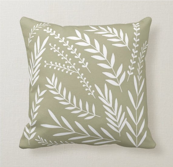 Moss Green Throw Pillow Mix and Match Indoor Outdoor Cushion Cover