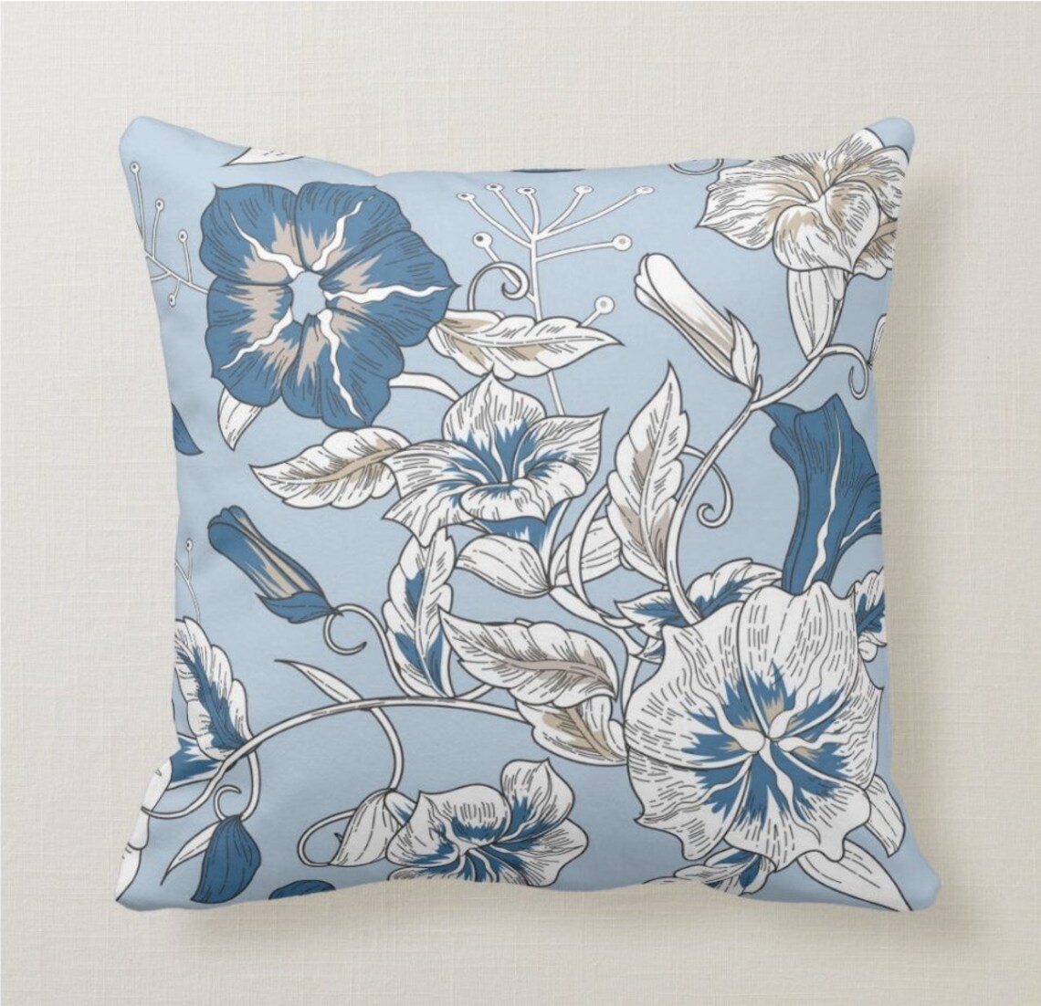 Duck Egg Blue Throw Pillow Mix and Match Indoor Outdoor Etsy