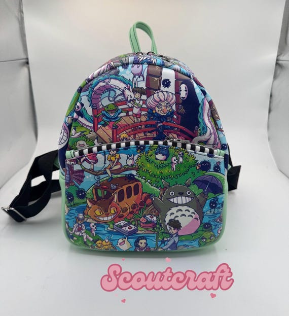 ghibli mini backpack Amazon.com: Studio Kiki's Delivery Service Sunflower CREAM NONE: Clothing, Shoes & Jewelry My Neighbor Totoro Bag Totoro