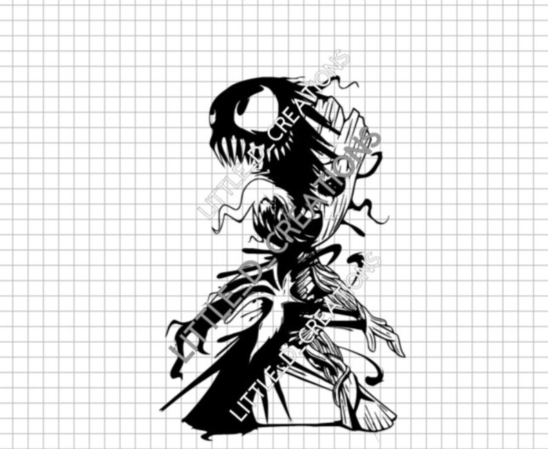 Download Groot Svg And Venom SVG PNG Cricut Cameo File ready. | Etsy
