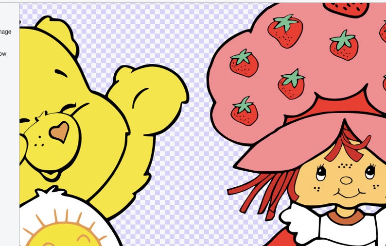 80s cartoon Friends SVG PNG Cricut Sunshine Bear Strawberry | Etsy