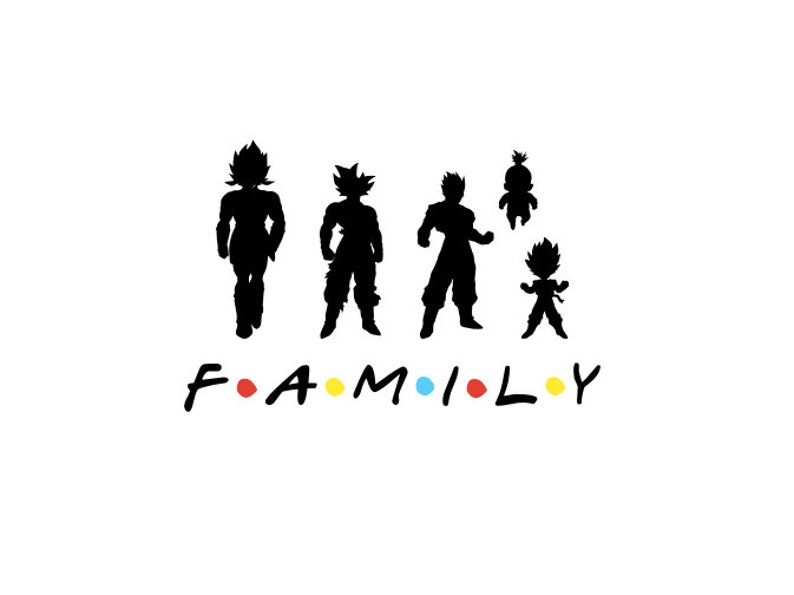 Download Dragon Ball svg DBZ Family PNG SVG Cricut Cameo Files | Etsy