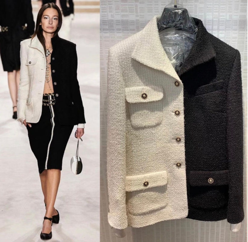 Chanel Black White Ribbon Jacket Size 44 UK 12 Dress Cheshire Preloved Designer Fashion Boutique in Cheshire #30 Chanel Black White Ribbon Jacket Size 44 UK 12 Dress Cheshire Preloved Designer Fashion Boutique in Cheshire