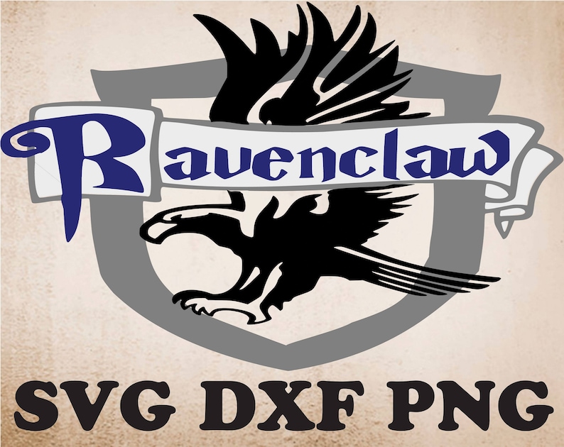 Download Ravenclaw crest svg dxf png Harry Potter svg png dxf | Etsy