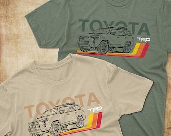 Toyota 4Runner TRD Classic Stripes Lines Heritage Vintage t-shirt