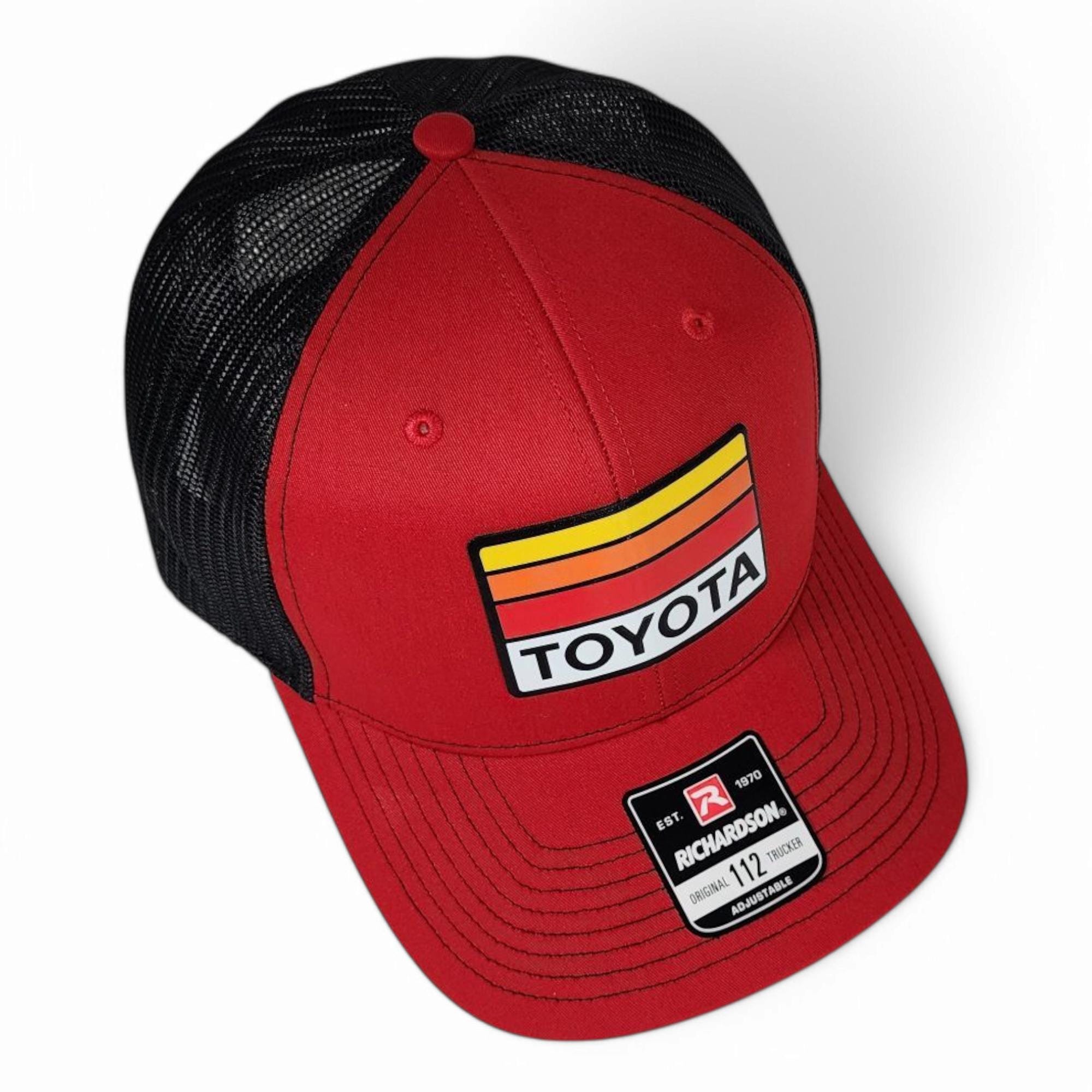 Toyota Motorsports Retro Vintage Style Patch Trucker Richardson 112 Hat Cap Raci Toyota Motorsports Racing Retro Patch Richardson 112 Rope  main image 2