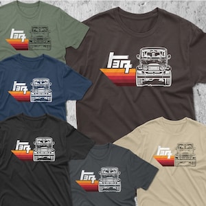 Toyota Land Cruiser FJ40 Series TEQ Heritage Stripes t-shirt 40 Series J40 BJ40 FJ45 BJ45