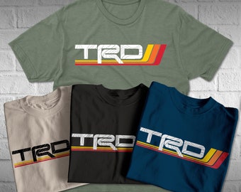 Toyota TRD Topo lines Heritage Classic Stripes Logo t-shirt 4Runner Tacoma Tundra