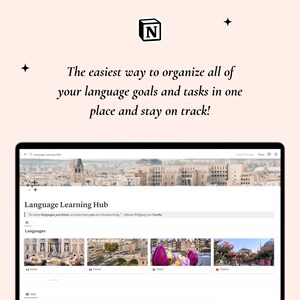 Language Learning Notion Template, Language Learning Planner, Language ...