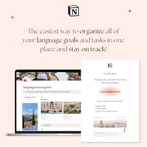 Language Learning Notion Template, Language Learning Planner, Language ...