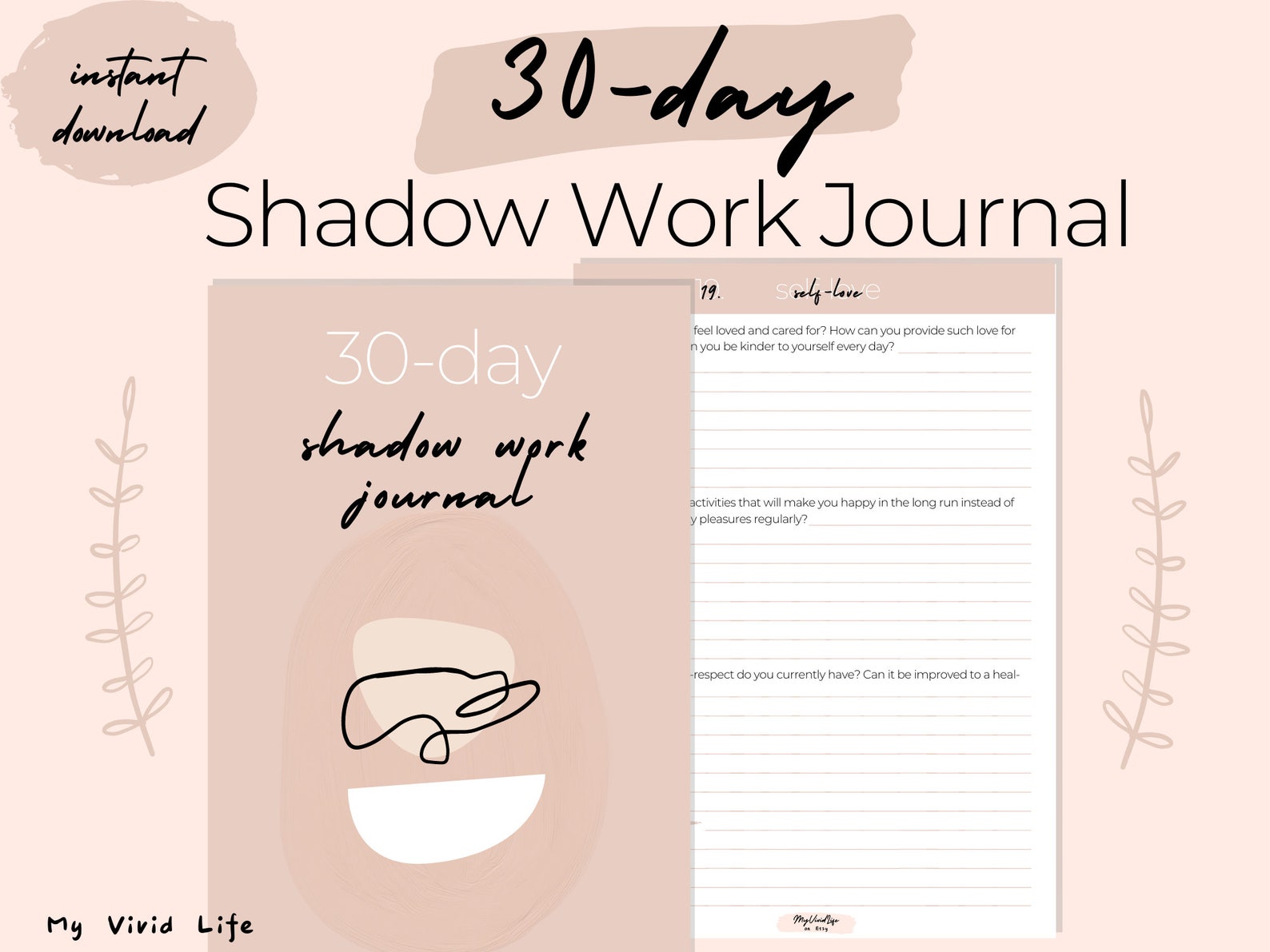 Free Printable Shadow Work Journal Filnarchitecture