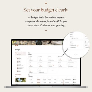 Plantilla de Notion Personal Finance Hub / Panel de control de dinero de Notion / Plantilla de Notion Financial Planner / Rastreador de gastos en Notion Budget Tracker imagen 5