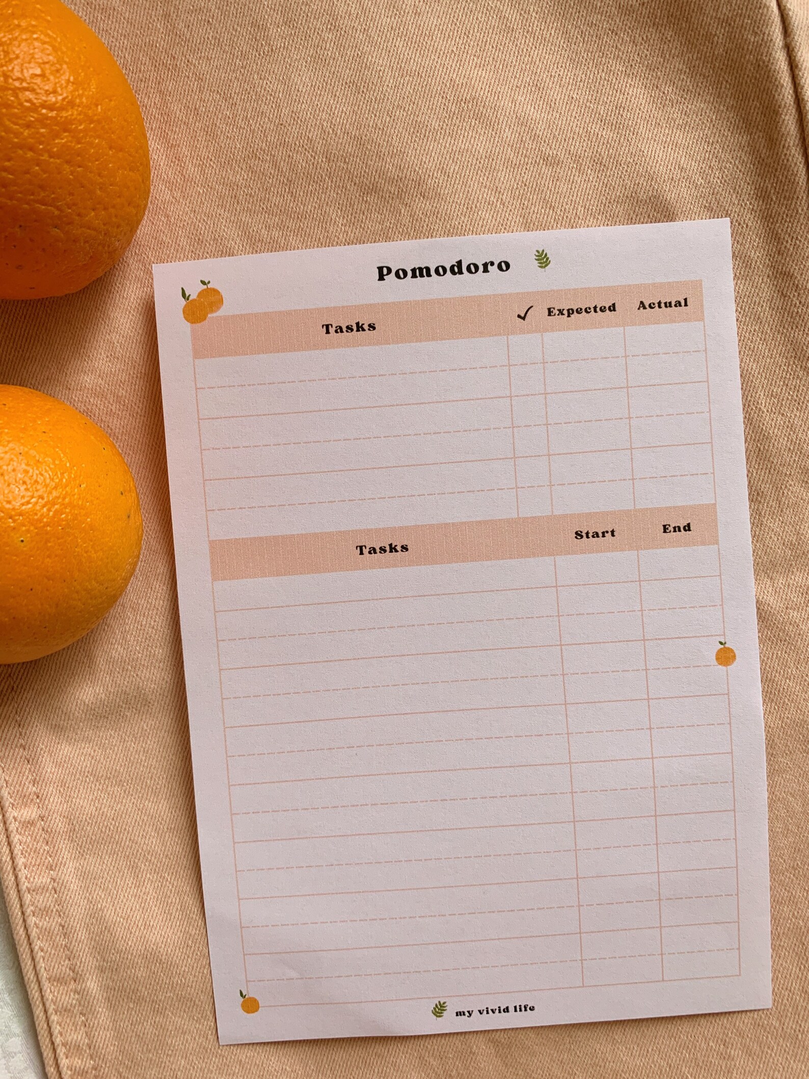 Pomodoro Printable Pomodoro Printable Planner Pomodoro - Etsy