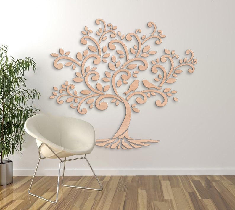 Arbre de vie bois laser - France