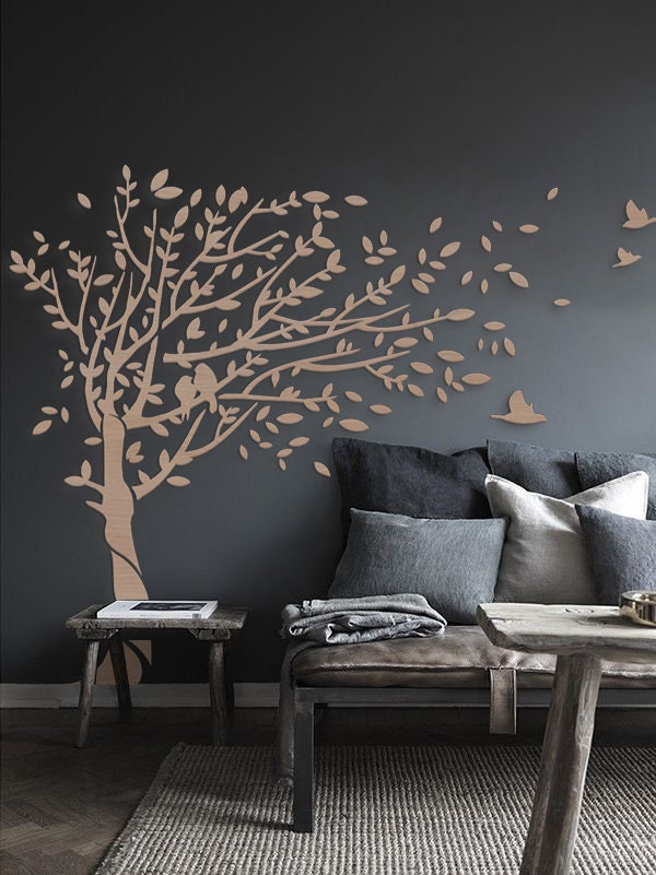 Tree Wood Wall Arttree of Life Wall Art Woodwood Tree Wall Etsy UK