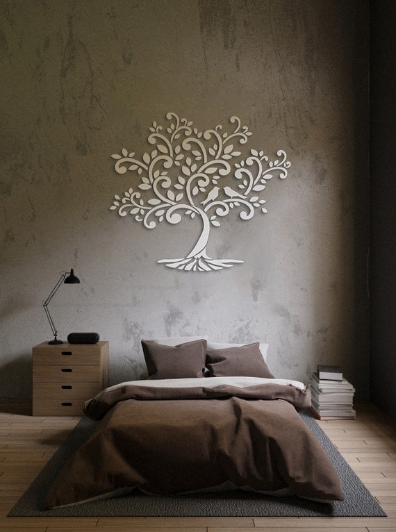 Albero della vita Arte della parete Legno, Albero della vita Decor, Albero  della vita Legno Parete