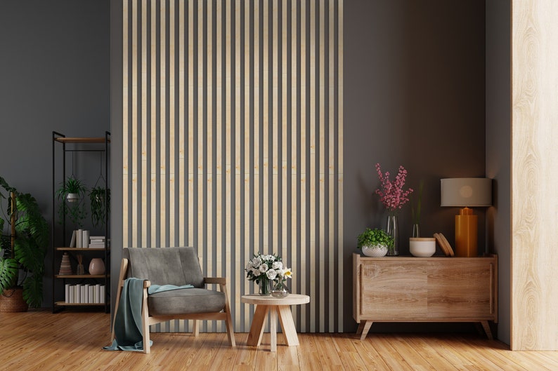 Walnut Wood Slats 3D Wood Panel Wooden Slats for Wall Oak Etsy Canada