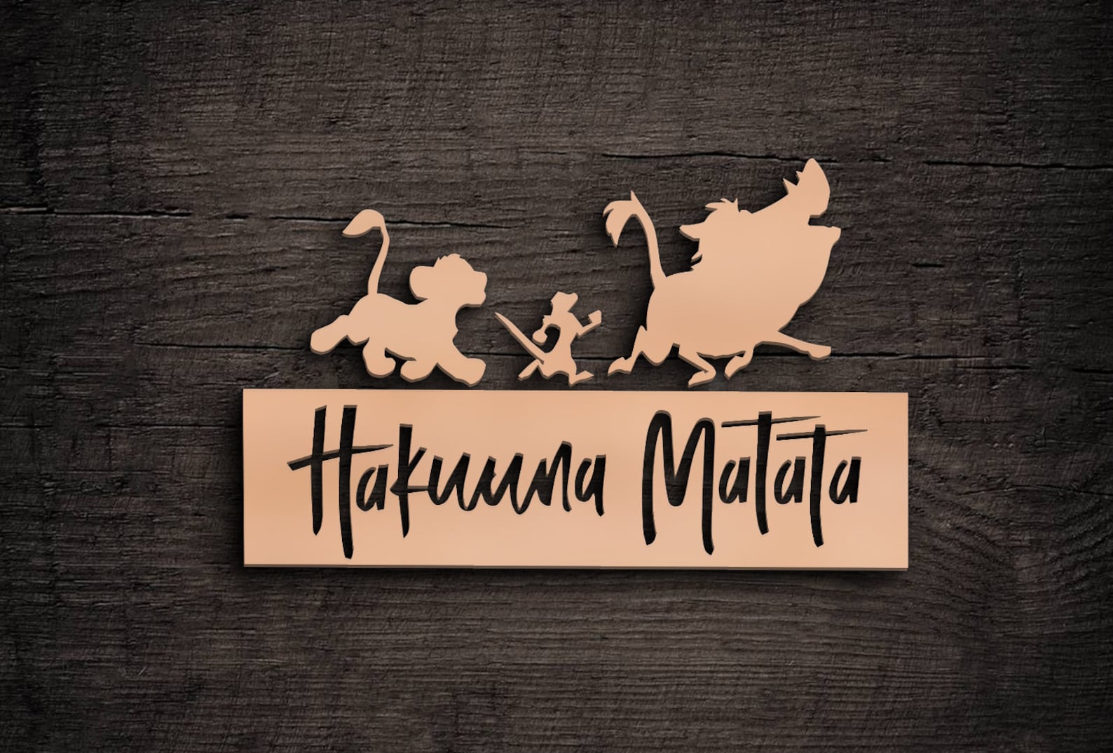 Hakuna Matata Wood Sign Hakuna Matata Wall Art Hakuna Matata | Etsy