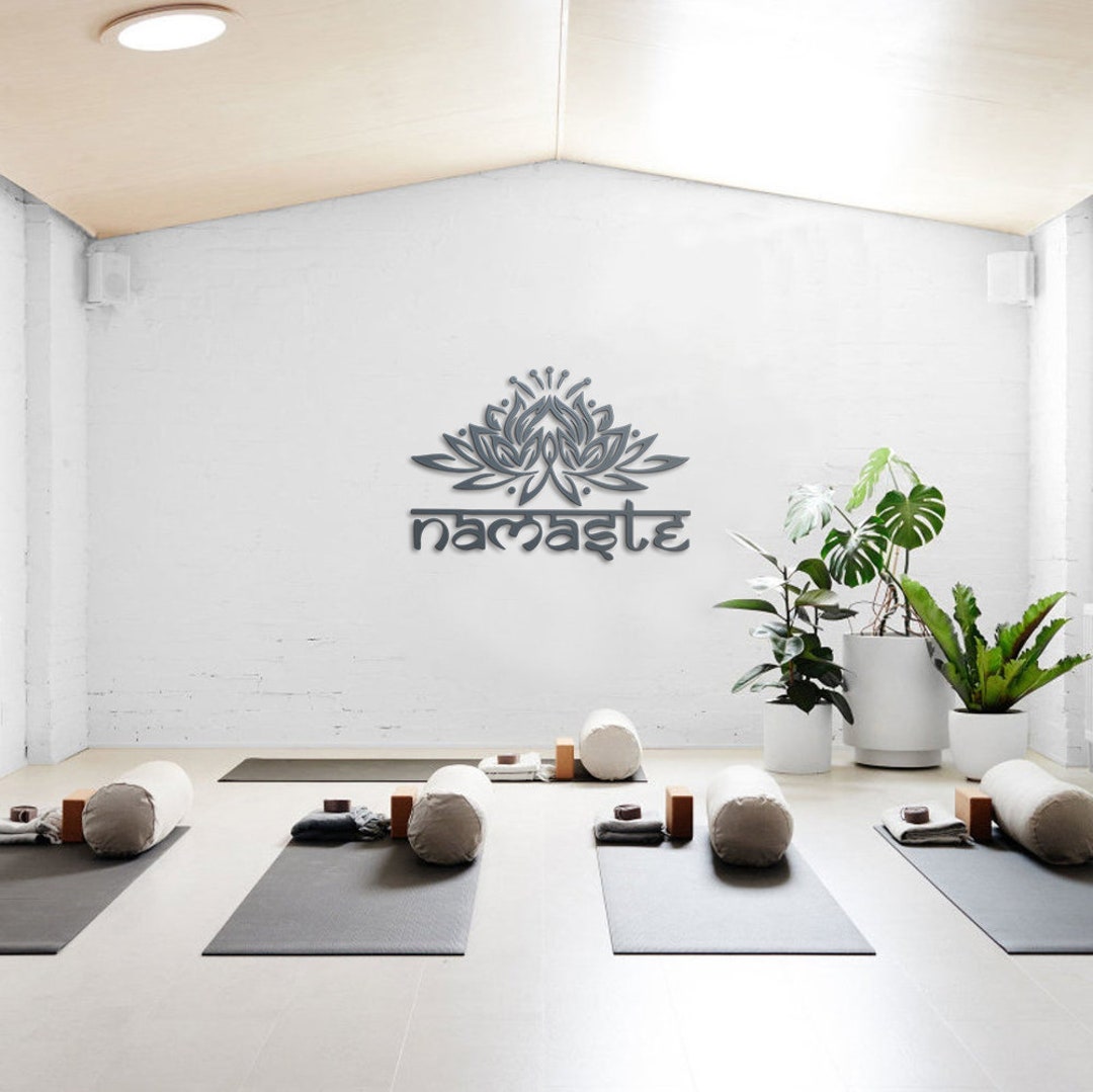 Namaste Sign Namaste Wall Art Yoga Studio Decor Gift for - Etsy Israel