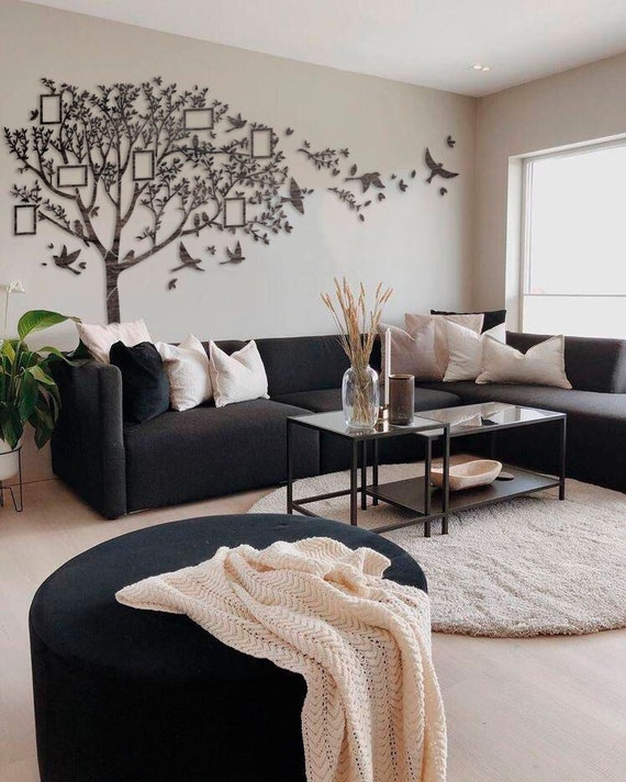 Photo Family Tree, Family Tree Wall Art, Family Tree With Pictures, Big Wooden Family Tree,Large Family Tree Wall Art,Family Tree Wood Frame