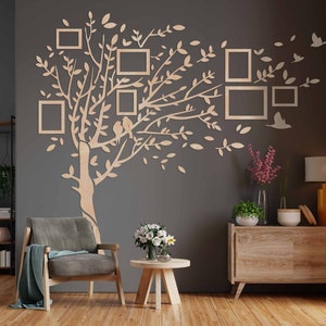 Arbol De Familia 80x63 Cuadros Decorativos Etiqueta La Pared Modernos Para  Fotos