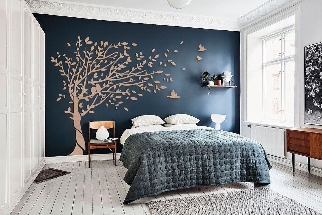 Wanddekoration Holzschild - „Love You Goodbye“, Mittlere Größe, Für Schlafzimmer & Wohnzimmer