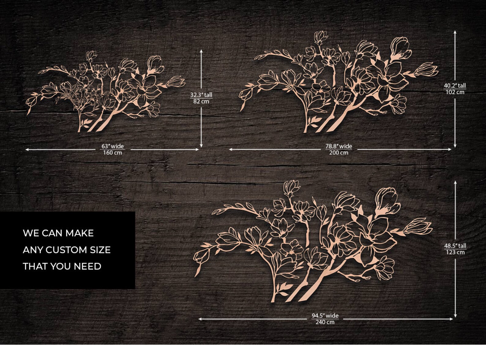 Wood Flower Wall Decor Floral Wall Art Wood Flower Wood Etsy