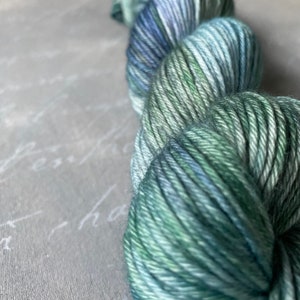 Extra-fine merino yarn, hand-dyed, NORTH SEA image 6