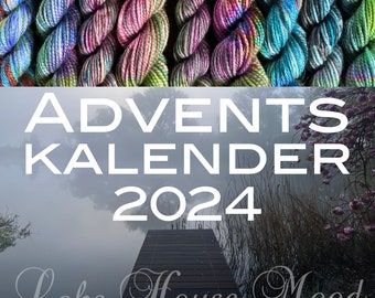 Yarn Advent Calendar with 24 Minis »Lake House Mood« (total 480g)