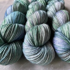 Extra-fine merino yarn, hand-dyed, NORTH SEA image 10