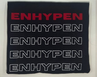 ENHYPEN Canvas Tote Bag, Handmade Kpop Bag